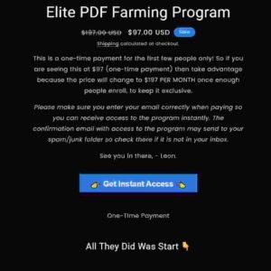Leon Green - Elite PDF Farming