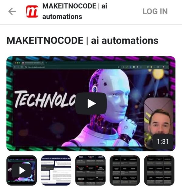 Alex Green – MAKE IT NO CODE – AI – Google SEO, Etsy, Pinterest Traffic, Voice Agent… and MORE