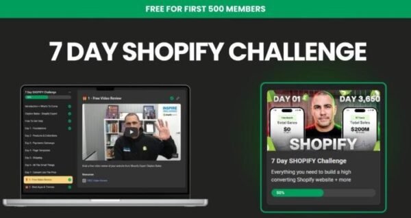 Clayton Bates – 7 Day SHOPIFY Challenge