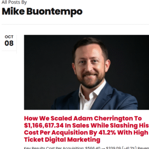 Michael Buontempo – Hedge Fund Acquisition Engine 2025